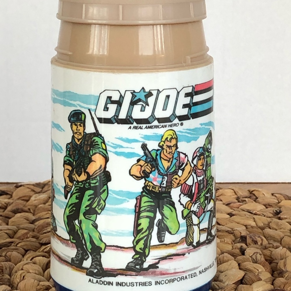 Vintage 1986 GI Joe A Real American Hero Plastic Thermos Flip Spout - NO LID/CUP